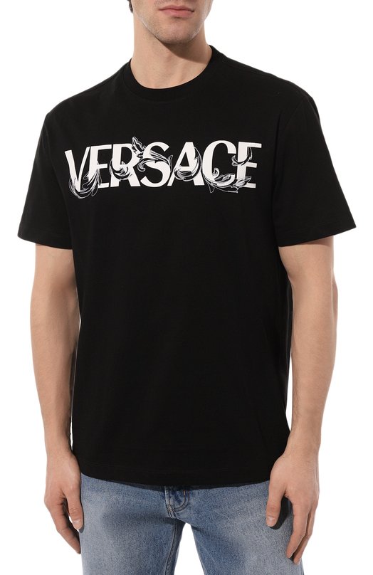 фото Хлопковая футболка versace