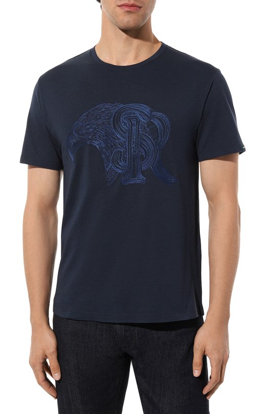 фото Хлопковая футболка stefano ricci