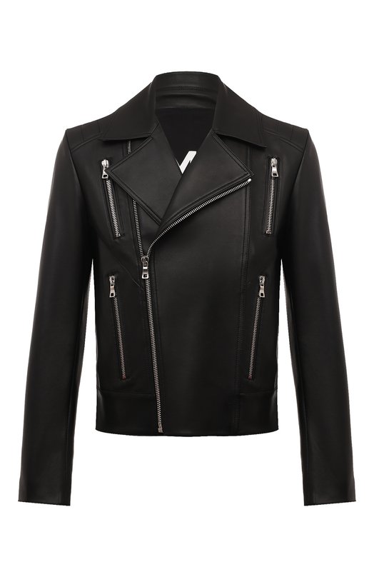 фото Кожаная куртка balmain
