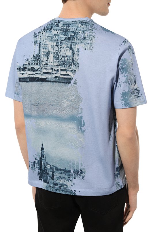 фото Хлопковая футболка emporio armani