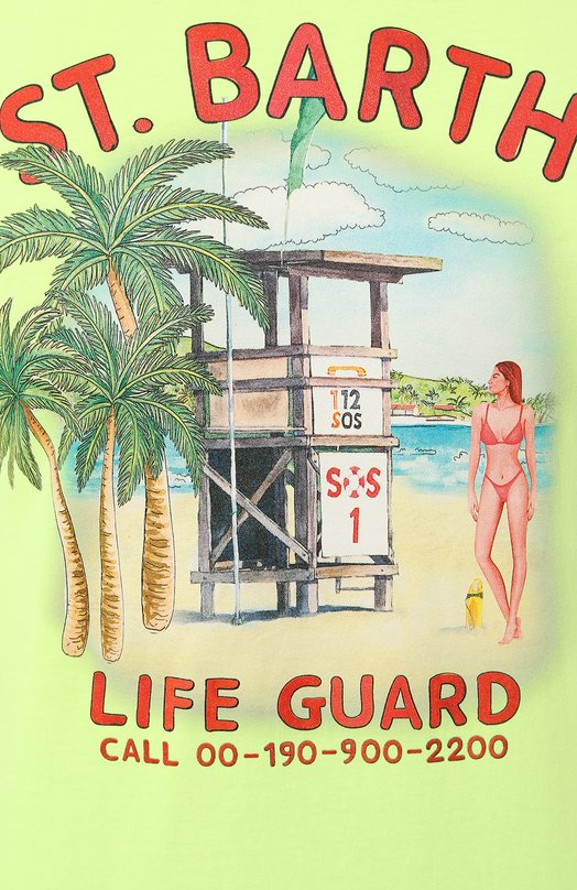 фото Хлопковая футболка mc2 saint barth