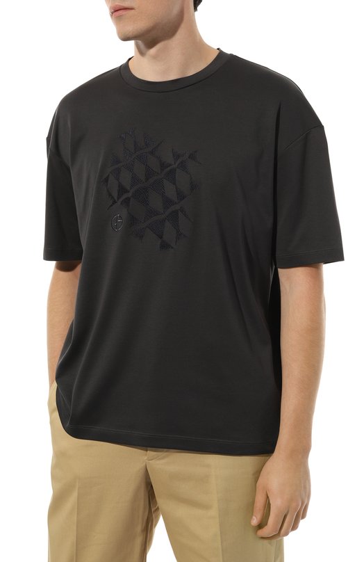 фото Хлопковая футболка giorgio armani