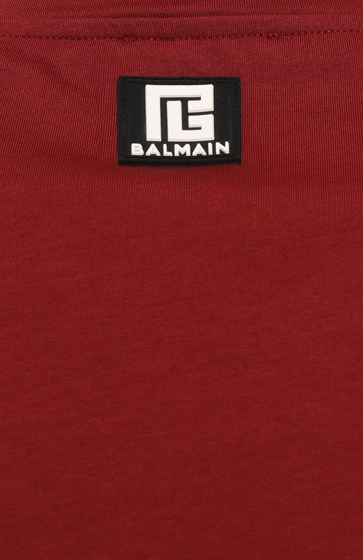 фото Хлопковая футболка balmain