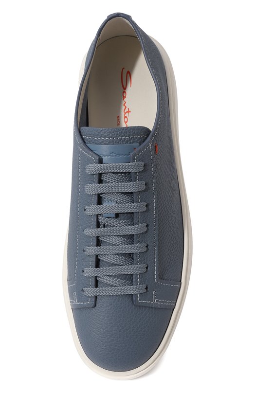 фото Кожаные кеды santoni