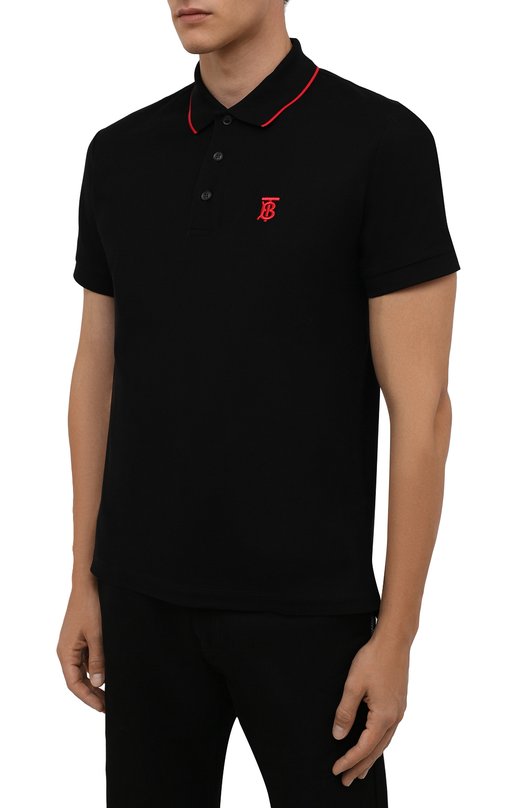 фото Хлопковое поло burberry