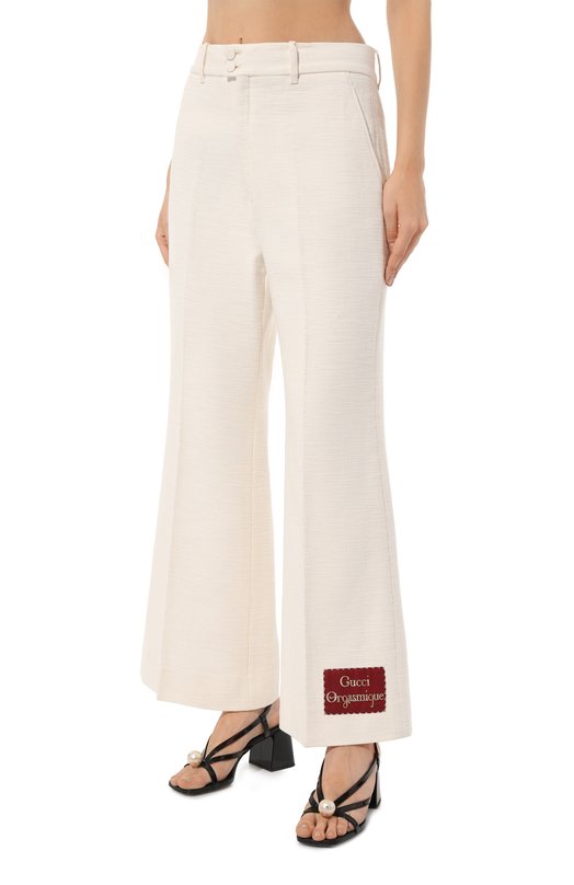 фото Хлопковые брюки gucci