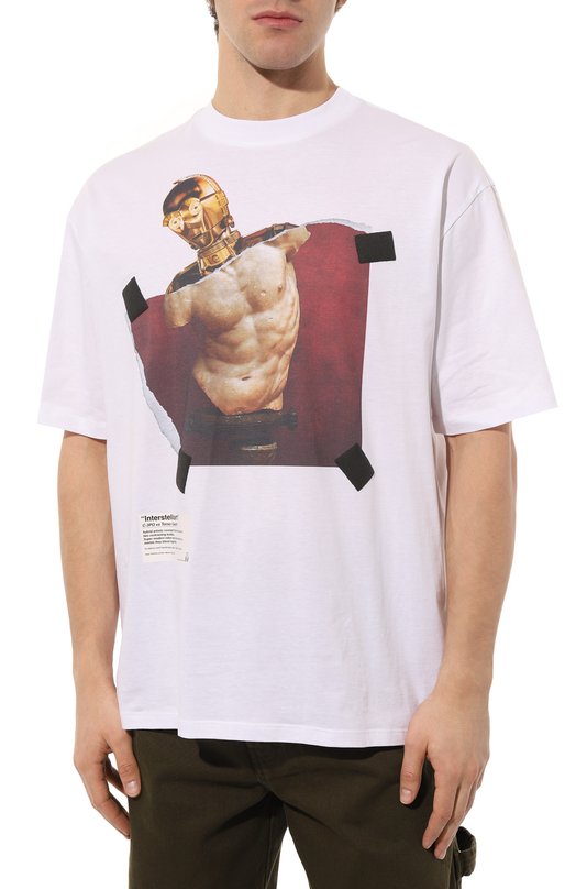 фото Хлопковая футболка diego venturino