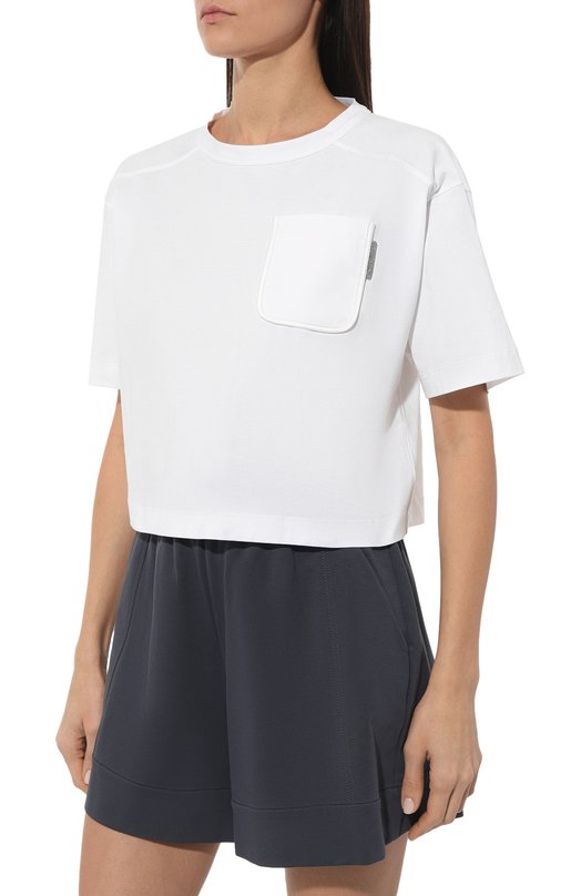 фото Хлопковая футболка brunello cucinelli