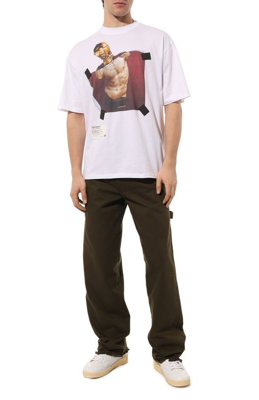 фото Хлопковая футболка diego venturino