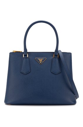 Женская сумка galleria PRADA синяя цвета, арт. 1BA232-2A4A-F0016-OOO купить в ЦУМ | Фото №4 Сумка Galleria Prada синяя цвета | Фото №4