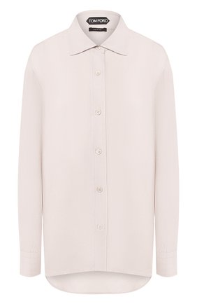 Женская рубашка TOM FORD светло-серого цвета по цене 86450 руб., арт. CA3111-FAX180 | Фото 1 Женская рубашка TOM FORD светло-серого цвета, арт. CA3111-FAX180 | Фото 1