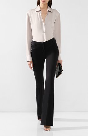 Женская рубашка TOM FORD светло-серого цвета по цене 86450 руб., арт. CA3111-FAX180 | Фото 2 Женская рубашка TOM FORD светло-серого цвета, арт. CA3111-FAX180 | Фото 2
