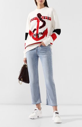 Женские джинсы RAG&BONE голубого цвета по цене 19950 руб., арт. W2645I449IYB | Фото 2 Женские джинсы RAG&BONE голубого цвета, арт. W2645I449IYB | Фото 2
