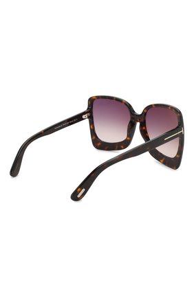 Женские солнцезащитные очки TOM FORD коричневого цвета по цене 26900 руб., арт. TF618 | Фото 4 Женские солнцезащитные очки TOM FORD коричневого цвета, арт. TF618 | Фото 4