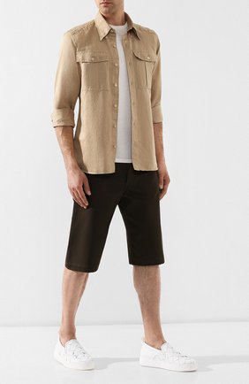 Мужские кожаные слипоны BOTTEGA VENETA белого цвета по цене 42650 руб., арт. 578303/VBPG1 | Фото 2 Мужские кожаные слипоны BOTTEGA VENETA белого цвета, арт. 578303/VBPG1 | Фото 2