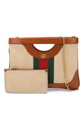 Женская сумка gg vintage large GUCCI бежевая цвета, арт. 564605/98BAG купить в ЦУМ | Фото №6 Сумка GG Vintage large Gucci бежевая цвета | Фото №6