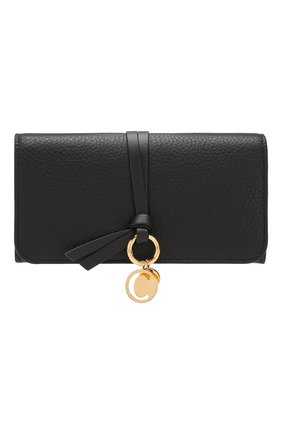 Женские кожаный кошелек alphabet CHLOÉ черного цвета по цене 46400 руб., арт. CHC17AP942H9Q | Фото 1 Женские кожаный кошелек alphabet CHLOÉ черного цвета, арт. CHC17AP942H9Q | Фото 1