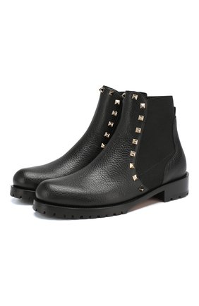 Кожаные челси Valentino Garavani Rockstud | Фото №1 Кожаные челси Valentino Garavani Rockstud | Фото №1