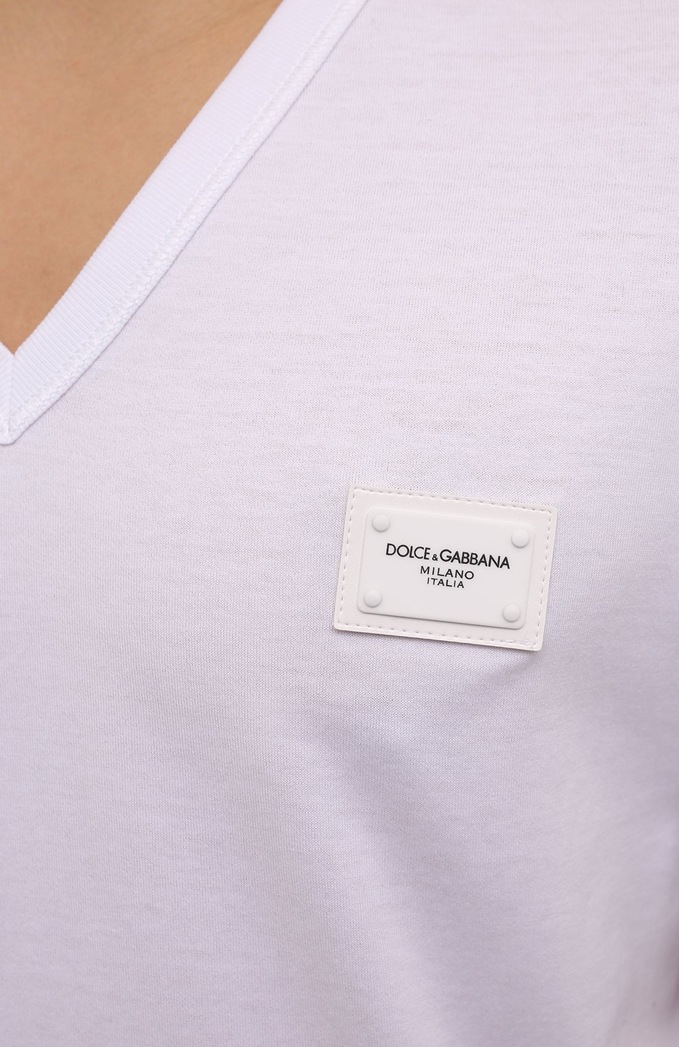 Хлопковая футболка Dolce & Gabbana G8KK0T/FU7EQ Фото 5