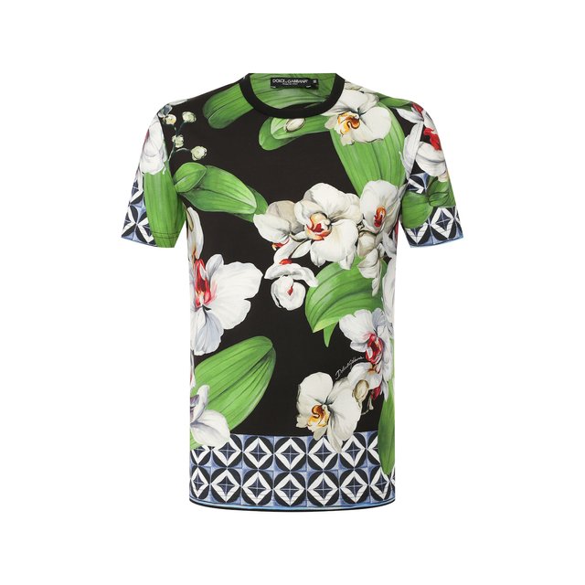 Хлопковая футболка Dolce&Gabbana 10075918