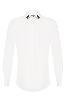 Мужская хлопковая сорочка DOLCE & GABBANA белого цвета по цене 66650 руб., арт. G5GB3Z/FU5K9 | Фото 1 Мужская хлопковая сорочка DOLCE & GABBANA белого цвета, арт. G5GB3Z/FU5K9 | Фото 1