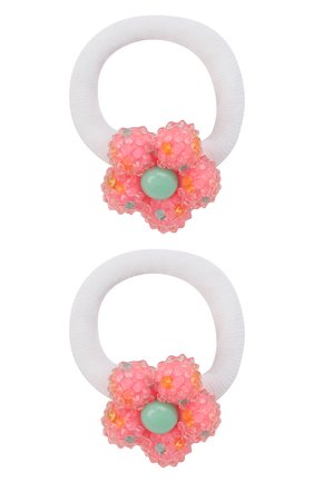 Детская комплект из двух резинок flower JUNEFEE кораллового цвета по цене 700 руб., арт. 5503 | Фото 1 Детская комплект из двух резинок flower JUNEFEE кораллового цвета, арт. 5503 | Фото 1