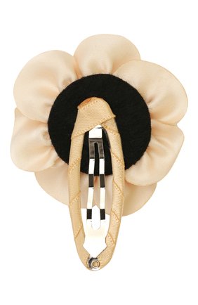 Детская заколка gold flower JUNEFEE бежевого цвета по цене 590 руб., арт. 6017 | Фото 2 Детская заколка gold flower JUNEFEE бежевого цвета, арт. 6017 | Фото 2