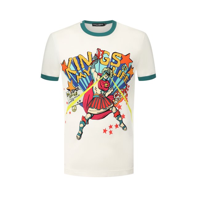 Хлопковая футболка Dolce&Gabbana 10099634
