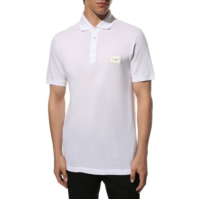 фото Хлопковое поло dolce & gabbana