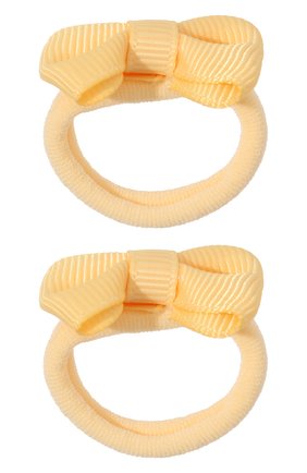 Детская комплект из двух резинок small bow JUNEFEE желтого цвета по цене 580 руб., арт. 5938 | Фото 1 Детская комплект из двух резинок small bow JUNEFEE желтого цвета, арт. 5938 | Фото 1