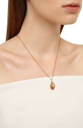 Женская подвеска just a friend на цепочке WALD BERLIN золотого цвета по цене 16650 руб., арт. JUST A FRIEND VALENTINE NECKLACE G0LD | Фото 2 Женская подвеска just a friend на цепочке WALD BERLIN золотого цвета, арт. JUST A FRIEND VALENTINE NECKLACE G0LD | Фото 2