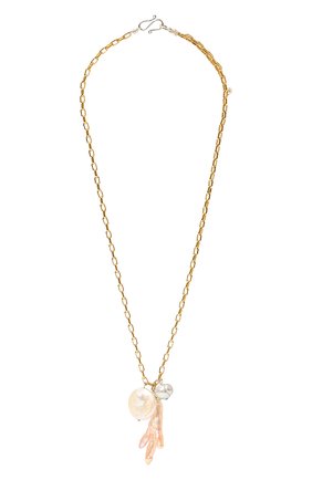 Женская кулон на цепочке la reve WALD BERLIN золотого цвета по цене 18500 руб., арт. LE REVE NECKLACE | Фото 1 Женская кулон на цепочке la reve WALD BERLIN золотого цвета, арт. LE REVE NECKLACE | Фото 1
