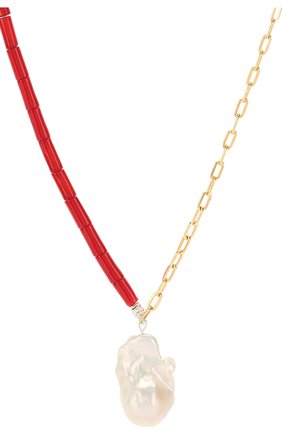Женское колье voyage voyage WALD BERLIN золотого цвета по цене 17700 руб., арт. V0YAGE V0YAGE NECKLACE | Фото 2 Женское колье voyage voyage WALD BERLIN золотого цвета, арт. V0YAGE V0YAGE NECKLACE | Фото 2
