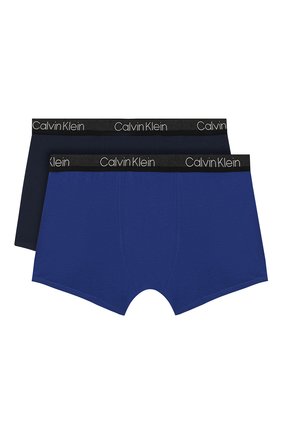 Детские комплект из двух пар трусов CALVIN KLEIN синего цвета по цене 2600 руб., арт. B70B700198 | Фото 1 Детские комплект из двух пар трусов CALVIN KLEIN синего цвета, арт. B70B700198 | Фото 1