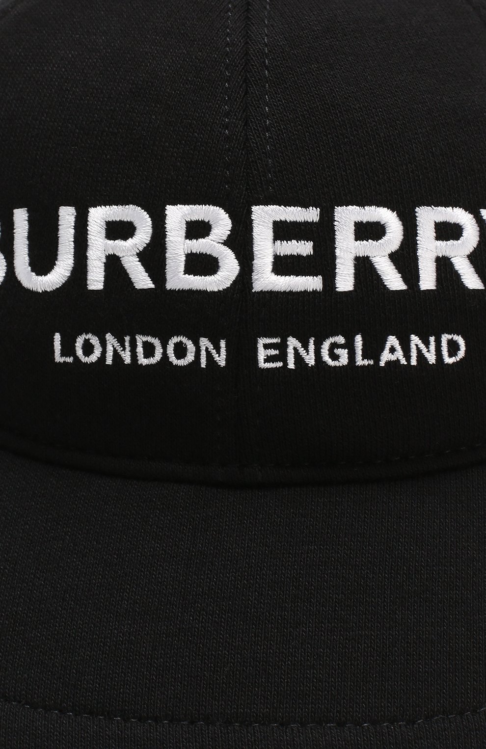 Детская хлопковая бейсболка BURBERRY черного цвета по цене 11100 руб., арт. 8010948 | Фото 3 Детская хлопковая бейсболка BURBERRY черного цвета, арт. 8010948 | Фото 3