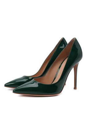 Женские кожаные туфли gianvito 105 GIANVITO ROSSI зеленого цвета по цене 49400 руб., арт. G28470.15RIC.VERLEAF | Фото 1 Женские кожаные туфли gianvito 105 GIANVITO ROSSI зеленого цвета, арт. G28470.15RIC.VERLEAF | Фото 1