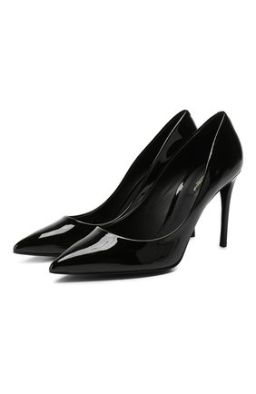 Женская кожаные туфли kate DOLCE & GABBANA черного цвета по цене 39550 руб., арт. CD1367/A1471 | Фото 1 Женская кожаные туфли kate DOLCE & GABBANA черного цвета, арт. CD1367/A1471 | Фото 1