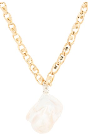 Женское колье le chic WALD BERLIN золотого цвета по цене 19950 руб., арт. LE CHIC NECKLACE | Фото 2 Женское колье le chic WALD BERLIN золотого цвета, арт. LE CHIC NECKLACE | Фото 2