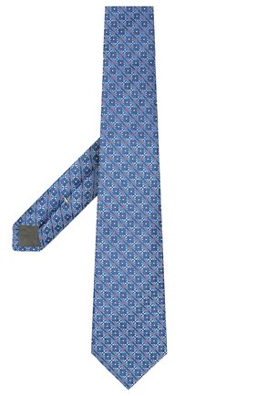 Мужской шелковый галстук CANALI синего цвета по цене 8620 руб., арт. 18/HJ02311 | Фото 2 Мужской шелковый галстук CANALI синего цвета, арт. 18/HJ02311 | Фото 2