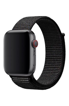 Ремешок apple watch 44mm sport loop APPLE черного цвета по цене 0 руб., арт. MTM72ZM/A | Фото 1 Ремешок apple watch 44mm sport loop APPLE черного цвета, арт. MTM72ZM/A | Фото 1 (Статус проверки: Проверена категория)