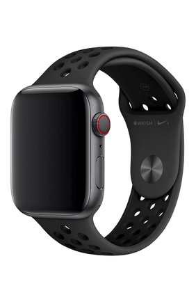 Ремешок apple watch nike+ 44mm APPLE  черного цвета, арт. MTMX2ZM/A | Фото 1 (Статус проверки: Проверена категория)