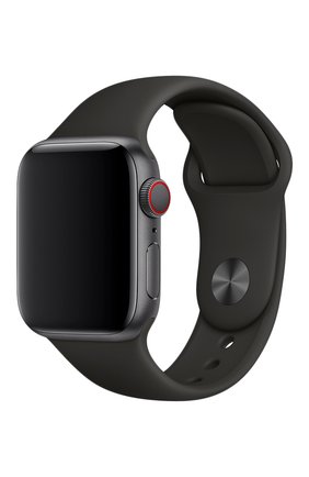Ремешок apple watch 40mm sport band APPLE черного цвета по цене 0 руб., арт. MTP62ZM/A | Фото 1 Ремешок apple watch 40mm sport band APPLE черного цвета, арт. MTP62ZM/A | Фото 1 (Статус проверки: Проверена категория)