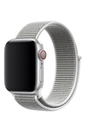 Ремешок apple watch 40mm sport loop APPLE  светло-серого цвета, арт. MTLV2ZM/A | Фото 1 (Статус проверки: Проверена категория)