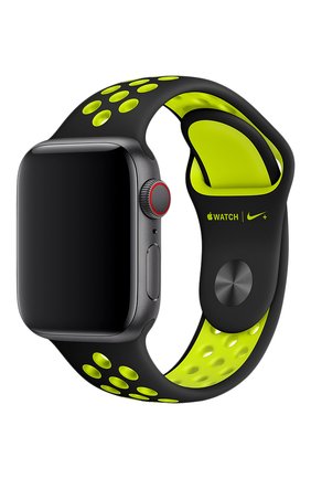Ремешок apple watch nike+ 40mm APPLE черного цвета по цене 0 руб., арт. MTMN2ZM/A | Фото 1 Ремешок apple watch nike+ 40mm APPLE черного цвета, арт. MTMN2ZM/A | Фото 1 (Статус проверки: Проверена категория)