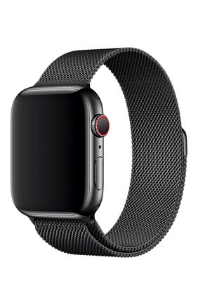 Ремешок apple watch 44mm milanese loop APPLE черного цвета, арт. MTU52ZM/A | Фото 1 (Статус проверки: Проверена категория)