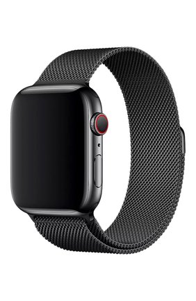Ремешок apple watch 44mm milanese loop APPLE черного цвета по цене 0 руб., арт. MTU52ZM/A | Фото 1 Ремешок apple watch 44mm milanese loop APPLE черного цвета, арт. MTU52ZM/A | Фото 1 (Статус проверки: Проверена категория)