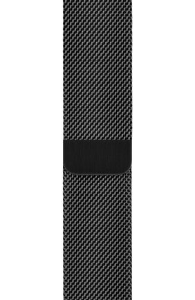Ремешок apple watch 44mm milanese loop APPLE черного цвета по цене 0 руб., арт. MTU52ZM/A | Фото 3 Ремешок apple watch 44mm milanese loop APPLE черного цвета, арт. MTU52ZM/A | Фото 3 (Статус проверки: Проверена категория)