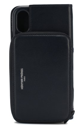 Мужской чехол для iphone x/xs HERITIER FRERES синего цвета по цене 4990 руб., арт. ANDYIPHXNAVY | Фото 2 Мужской чехол для iphone x/xs HERITIER FRERES синего цвета, арт. ANDYIPHXNAVY | Фото 2