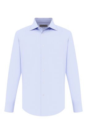 Мужская хлопковая сорочка CANALI голубого цвета по цене 15600 руб., арт. 705/GD00533/S | Фото 1 Мужская хлопковая сорочка CANALI голубого цвета, арт. 705/GD00533/S | Фото 1