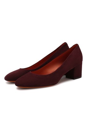 Женская замшевые туфли SANTONI бордового цвета по цене 37450 руб., арт. WDTC57817SH2GMGDB56 | Фото 1 Женская замшевые туфли SANTONI бордового цвета, арт. WDTC57817SH2GMGDB56 | Фото 1